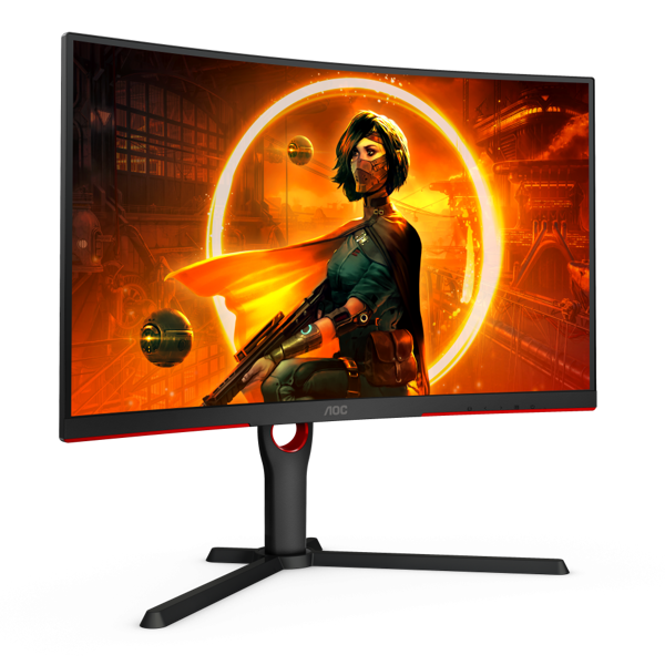 მონიტორი AOC CQ27G3SU/BK 27" QHD Gaming Monitor, 2xHDMI, DP, 4xUSB3.2, Black