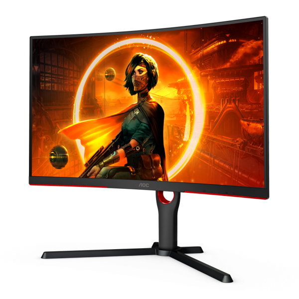 მონიტორი AOC CQ27G3SU/BK 27" QHD Gaming Monitor, 2xHDMI, DP, 4xUSB3.2, Black