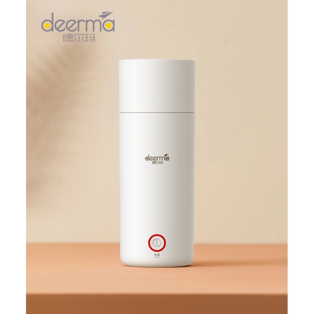 თერმოსი Xiaomi Deerma DEM-DR050 Portable Electric Kettle Thermos Bottle 0.35l, White