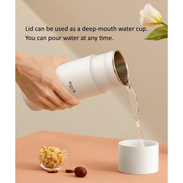 თერმოსი Xiaomi Deerma DEM-DR050 Portable Electric Kettle Thermos Bottle 350ml, White