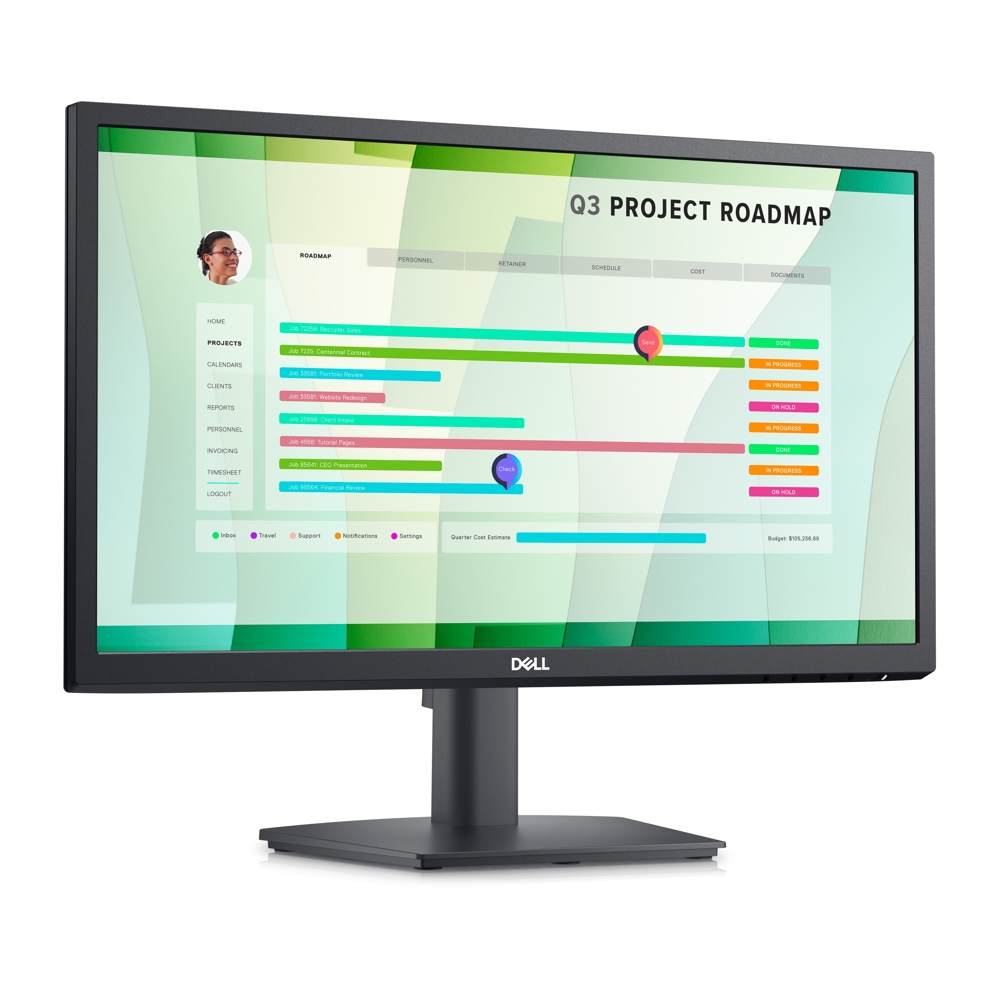 მონიტორი Dell E2223HN 21.5" FHD Monitor, VGA, HDMI, Black