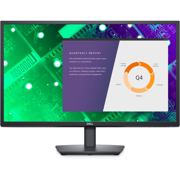 მონიტორი Dell E2722HS 27" FHD Monitor, VGA, HDMI, DP, Black