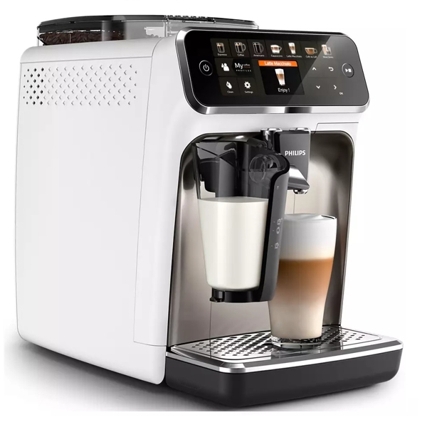 ყავის აპარატი Philips EP5443/90, 1.8L, Fully Automatic Espresso Coffee Machine, White