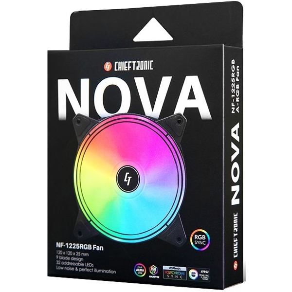 ქულერი Chieftec NF-1225RGB Chieftronic Nova ARGB Fan