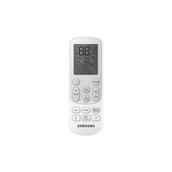 კონდიციონერი Samsung AR09BSFCMWKNER Indoor, 25-30m², Inventer, WindFree White