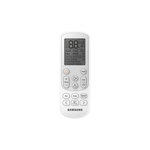 კონდიციონერი Samsung AR12BSFCMWKNER Indoor, 35-40m², Inventer, WindFree White