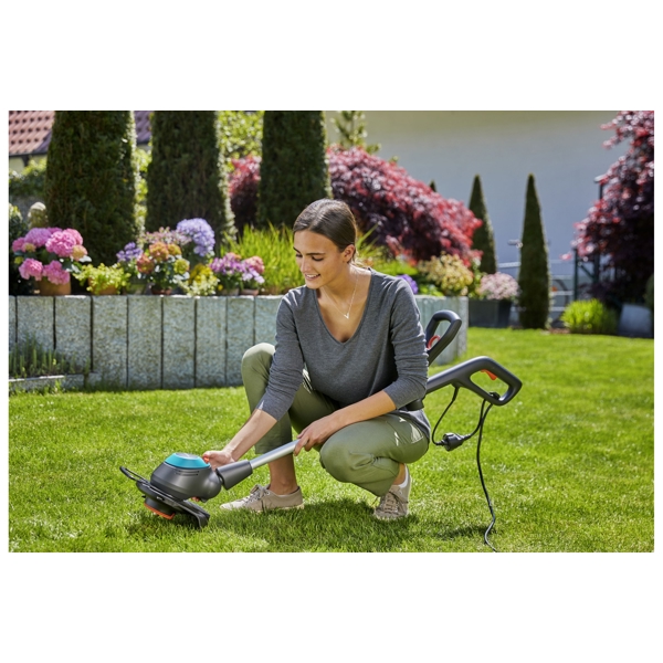 Gardena 450/25, Turbotrimmer EasyCut, Black/Green