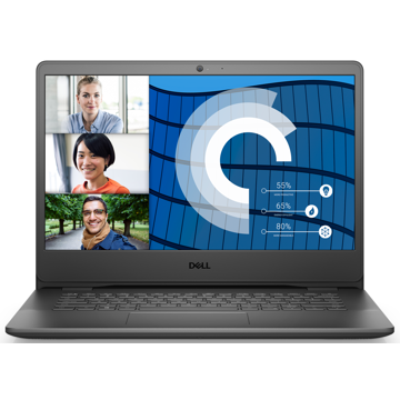 ნოუთბუქი Dell Vostro 3400 14" FHD, i5-1135G7, 8GB, 256GB SSD + 1TB HDD, Integrated, Linux, Black