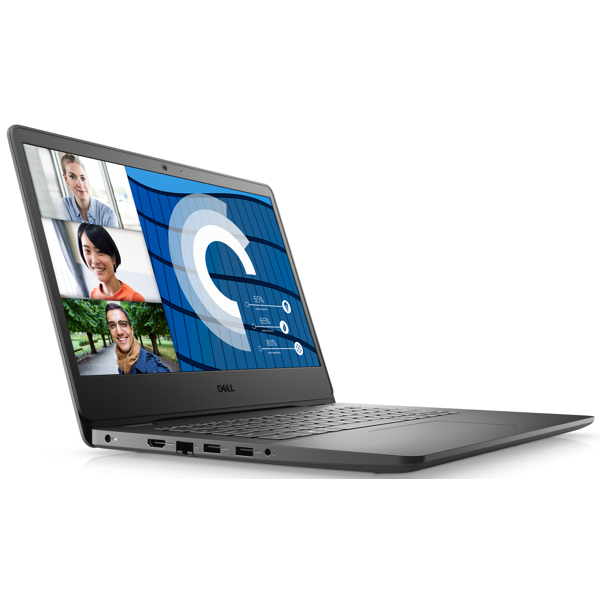 ნოუთბუქი Dell Vostro 3400 14" FHD, i5-1135G7, 8GB, 256GB SSD + 1TB HDD, Integrated, Linux, Black