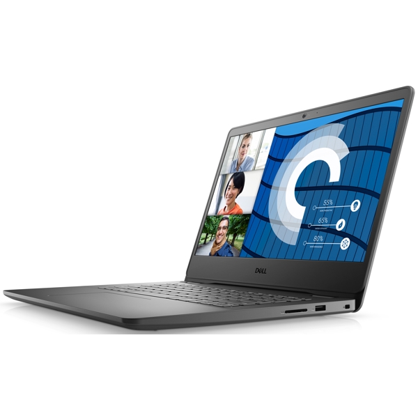 ნოუთბუქი Dell Vostro 3400 14" FHD, i5-1135G7, 8GB, 256GB SSD + 1TB HDD, Integrated, Linux, Black