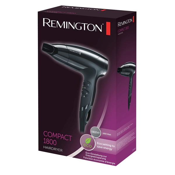 თმის საშრობი Remington D5000 1800W Hair Dryer Black