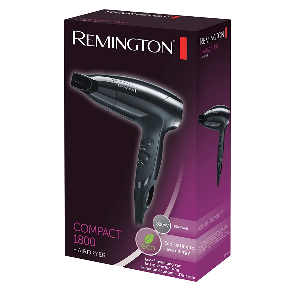 თმის საშრობი Remington D5000 1800W Hair Dryer Black