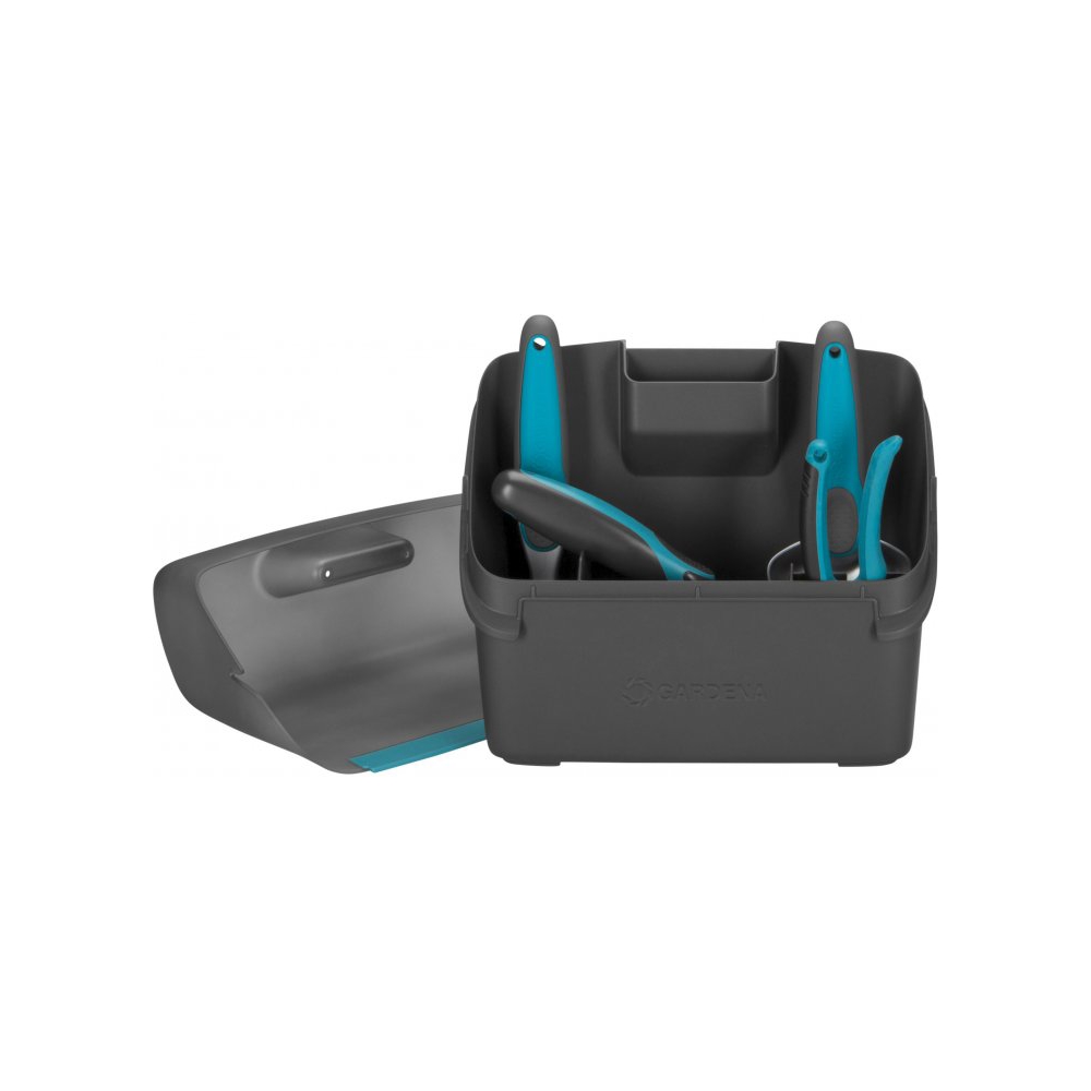 ბაღის ხელსაწყოების ნაკრები Gardena 08970-20, Balcony Box, Black/Blue