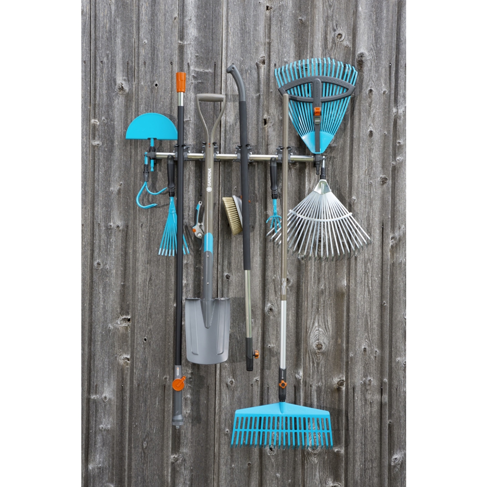 ბაღის ხელსაწყოების საკიდი Gardena 03501-20, Equipment Holder, Black/Silver