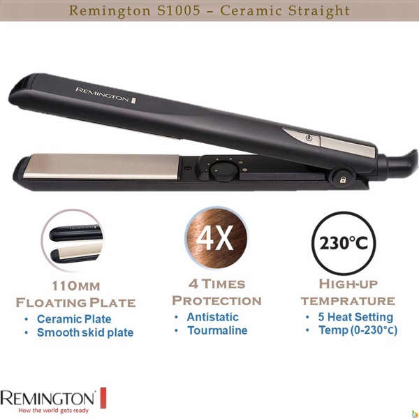 თმის უთო Remington S1005 Hair iron Black