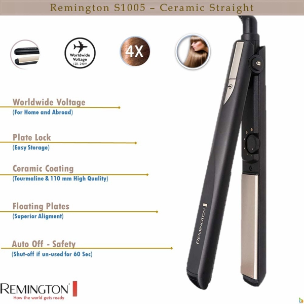 თმის უთო Remington S1005 Hair iron Black