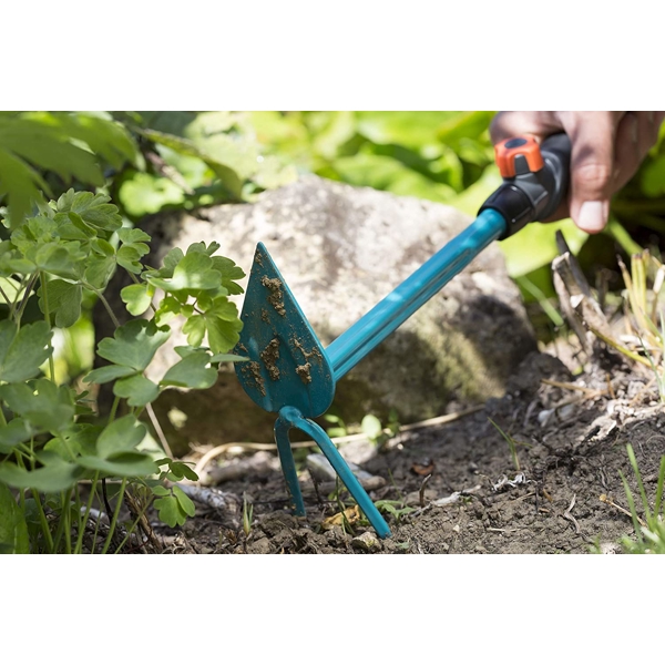 ხელის თოხი Gardena 08911-20, Combisystem Hand Hoe, Black/Green