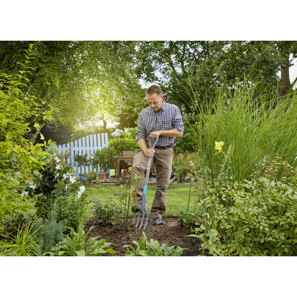 ფიწალი Gardena 17002-20 NatureLine, Spading Fork, Black