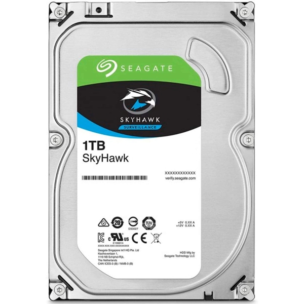 Seagate ST1000VX008 SkyHawk HDD 1TB, 3.5" SATA 6Gb/s, 64Mb, 5900rpm