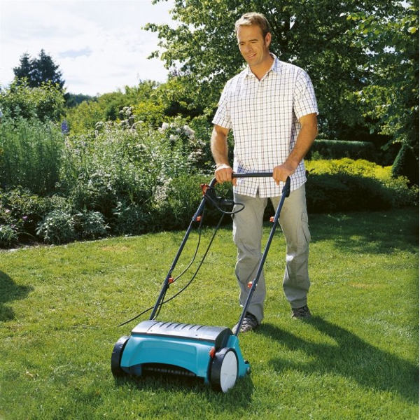 Gardena ES 500, Electric Lawn Rake, Green