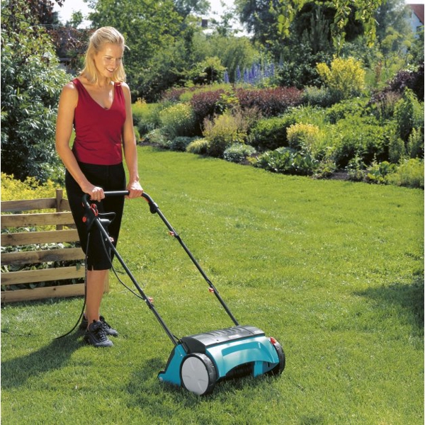 Gardena ES 500, Electric Lawn Rake, Green