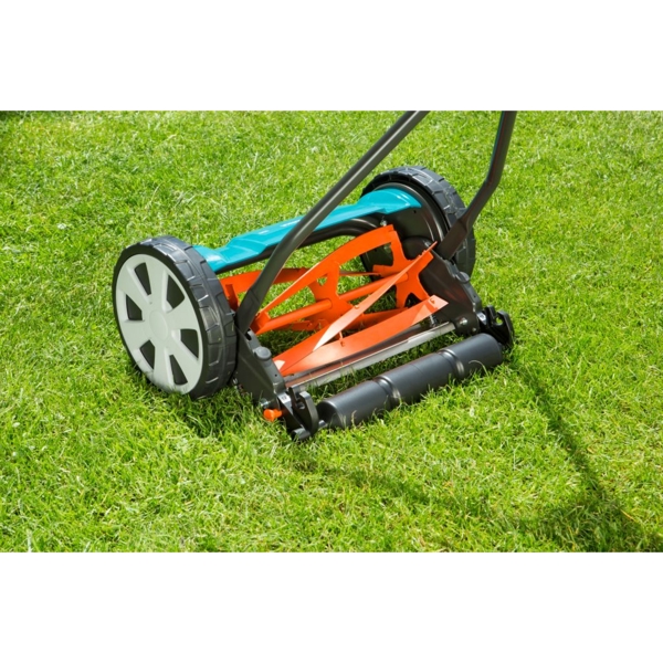 გაზონის საკრეჭი Gardena 04027-20, Mechanical lawn Mower, Green