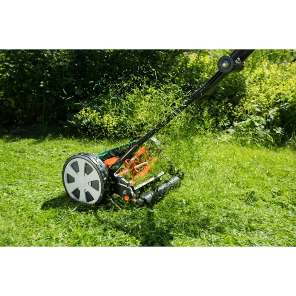 გაზონის საკრეჭი Gardena 04027-20, Mechanical lawn Mower, Green