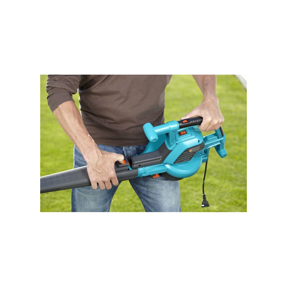 ჰაერის საბერი Gardena  ErgoJet 3000, Electric Blower/Vac, Green