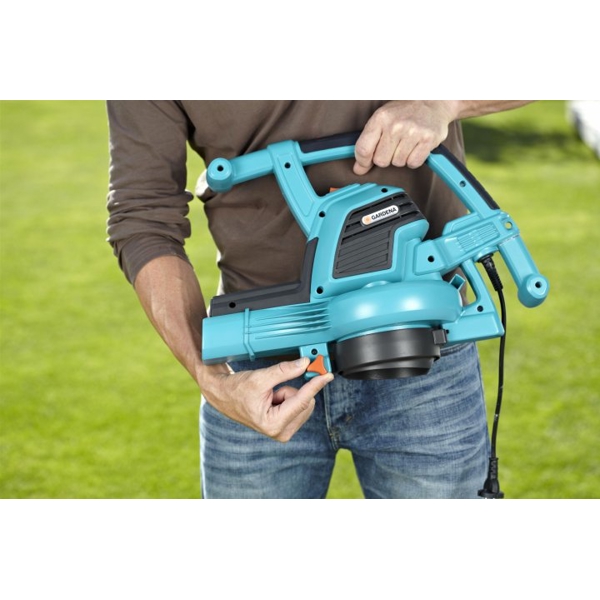 ჰაერის საბერი Gardena  ErgoJet 3000, Electric Blower/Vac, Green