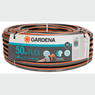 სარწყავი მილი Gardena 18055-20, 50m, Comfort Flex Hose 19 mm, Black/Orange