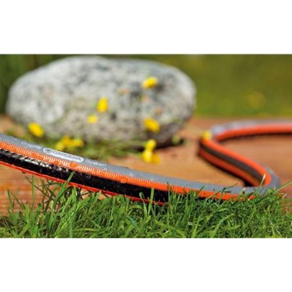 სარწყავი მილი Gardena 18055-20, 50m, Comfort Flex Hose 19 mm, Black/Orange