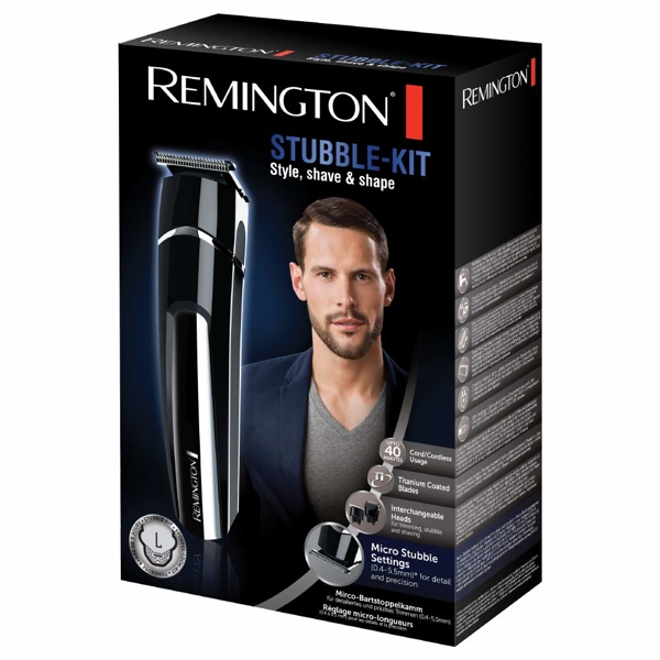 წვერის ტრიმერი Remington MB4110 Black/Silver