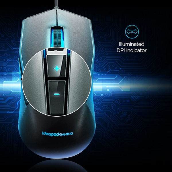 მაუსი Lenovo GY50Z71902 Ideapad Gaming Mouse M100 RGB, USB, Black