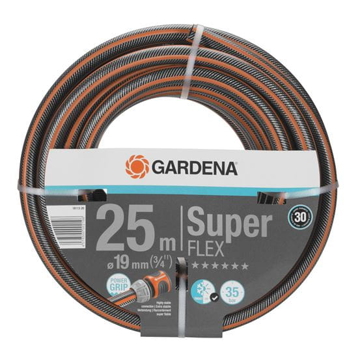 სარწყავი მილი Gardena 18113-20, 25m, Premium Super Flex Hose 19mm, Black/Orange