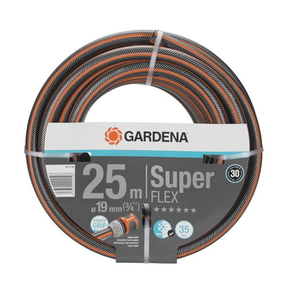 სარწყავი მილი Gardena 18113-20, 25m, Premium Super Flex Hose 19mm, Black/Orange