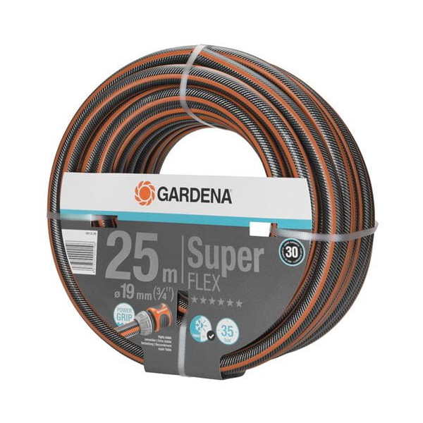 სარწყავი მილი Gardena 18113-20, 25m, Premium Super Flex Hose 19mm, Black/Orange