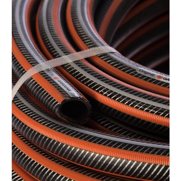 სარწყავი მილი Gardena 18113-20, 25m, Premium Super Flex Hose 19mm, Black/Orange