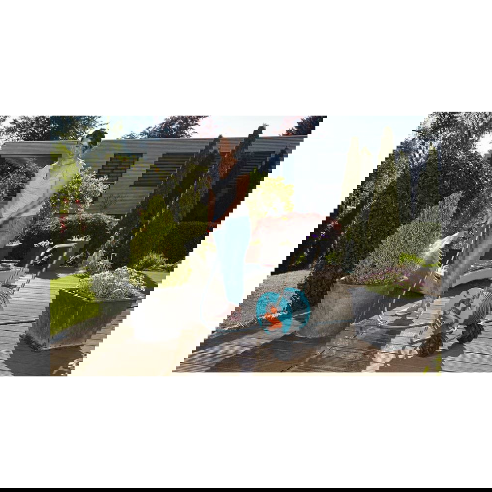 სარწყავი მილი ბარაბნით Gardena 18502-20, Hose Trolley CleverRoll S Set, Green