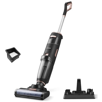 ILIFE W100 Cordless Wet&Dry Vacuum Cleaner and Mop,150W, 6000Pa, Black