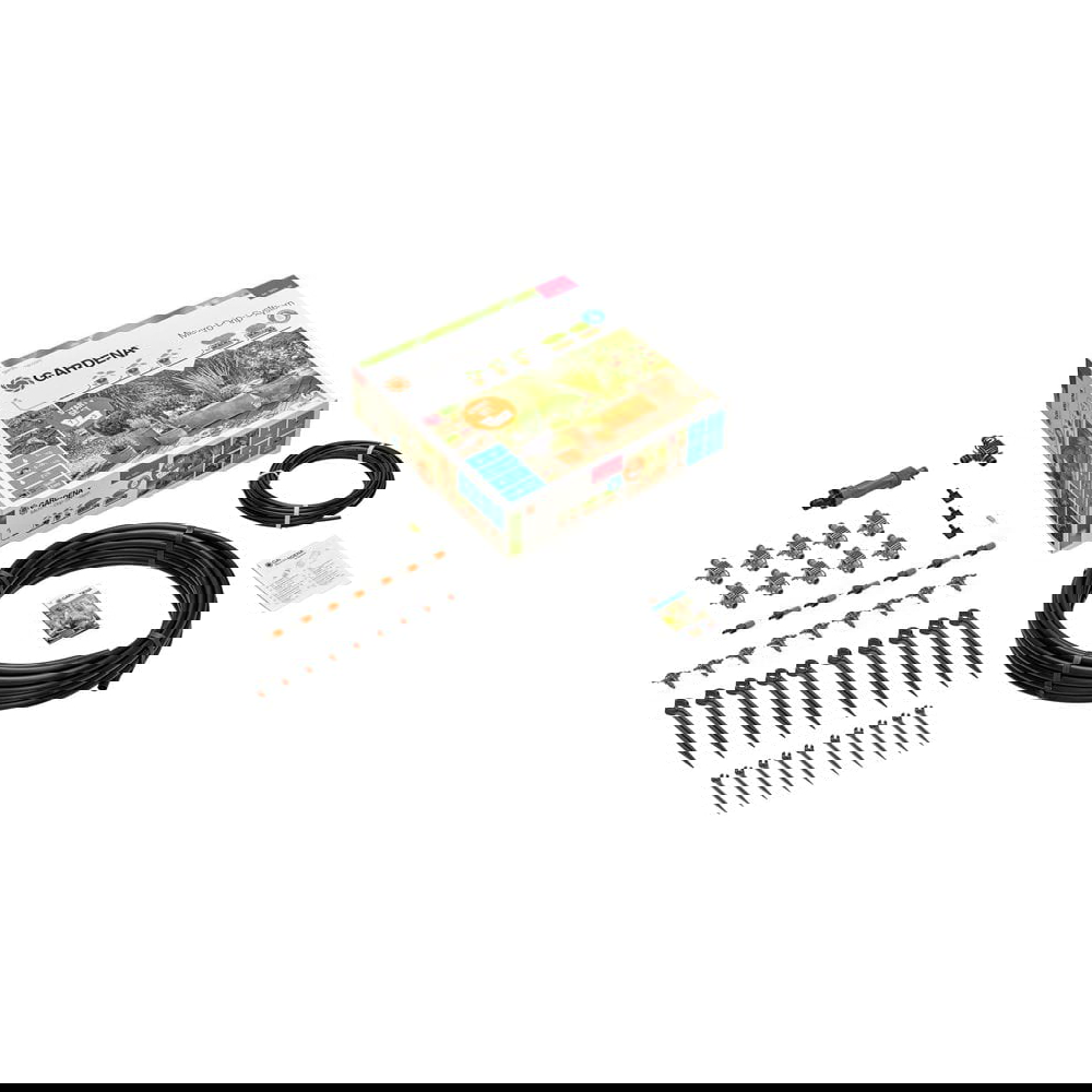 სარწყავი სისტემა Gardena 13001-20, Micro-Drip-System, Starter Set Flower Pots M