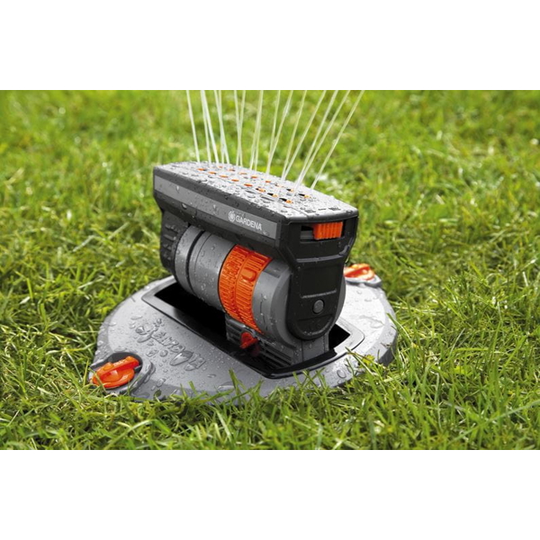 სარწყავი Gardena 08220-29, Pop-Up Oscillating Sprinkler, Black