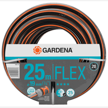 სარწყავი მილი Gardena 18053-20, 25m, Comfort Flex Hose 19mm, Black/Orange