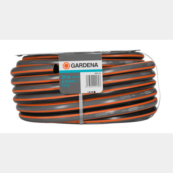 სარწყავი მილი Gardena 18053-20, 25m, Comfort Flex Hose 19mm, Black/Orange