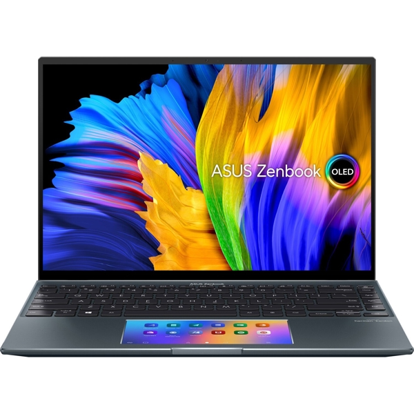 ნოუთბუქი Asus Zenbook 14X OLED 14" UHD, i7-1165G7, 16GB, 1TB SSD, GeForce MX450 2GB, W11H, Grey