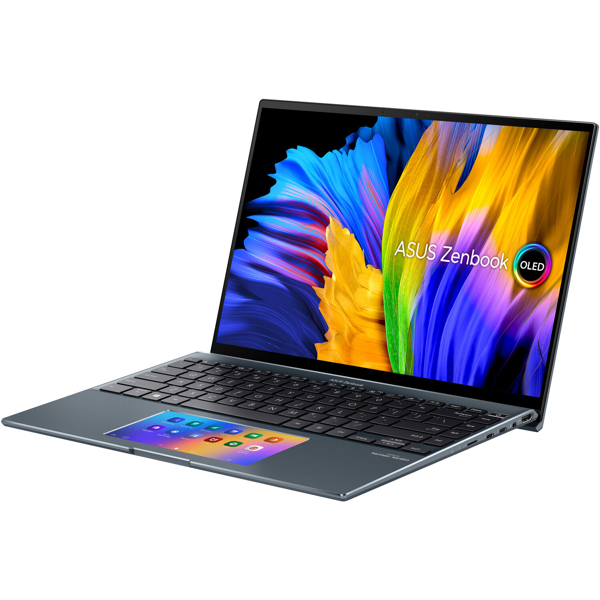 ნოუთბუქი Asus Zenbook 14X OLED 14" UHD, i7-1165G7, 16GB, 1TB SSD, GeForce MX450 2GB, W11H, Grey