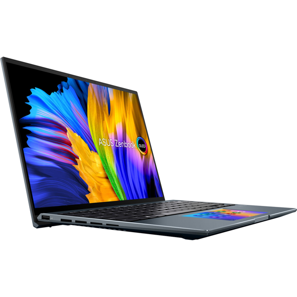 ნოუთბუქი Asus Zenbook 14X OLED 14" UHD, i7-1165G7, 16GB, 1TB SSD, GeForce MX450 2GB, W11H, Grey