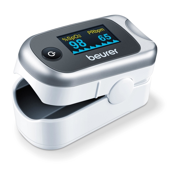 პულსოქსიმეტრი Beurer PO 40, Pulse Oximeter, White/Silver