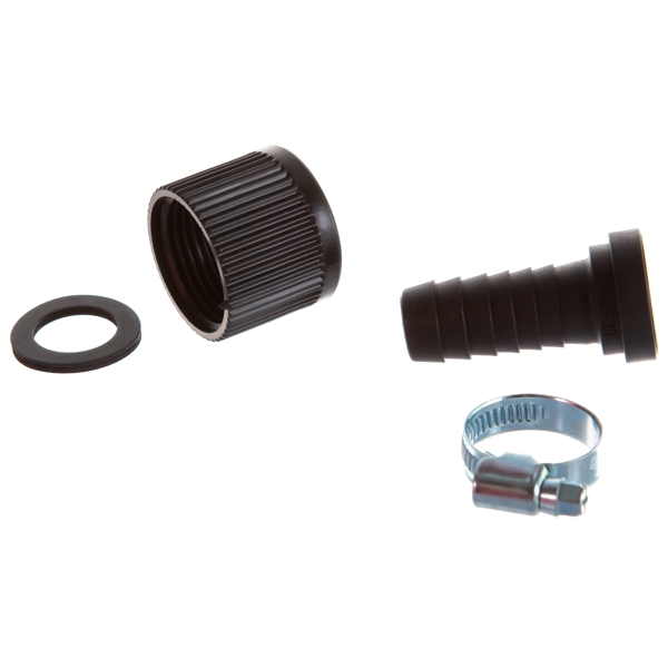 Gardena Suct. Hose Fitting 19mm 3/4", Black