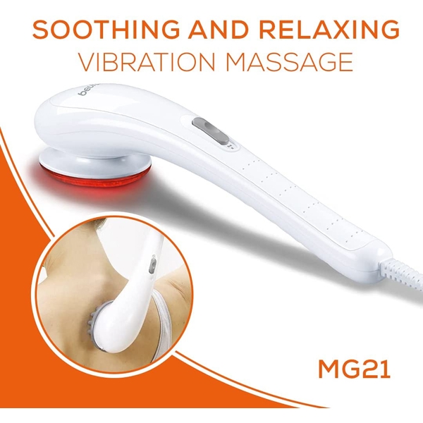 მასაჟორი Beurer MG 21, Infrared Massager, White