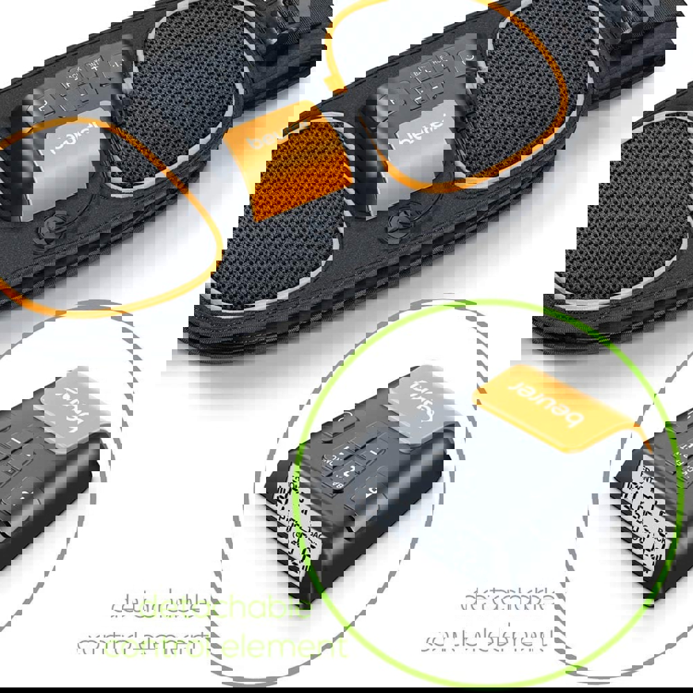 მასჟორი მუცლისა და წელის კუნთის Beurer EM 39 Massager Black